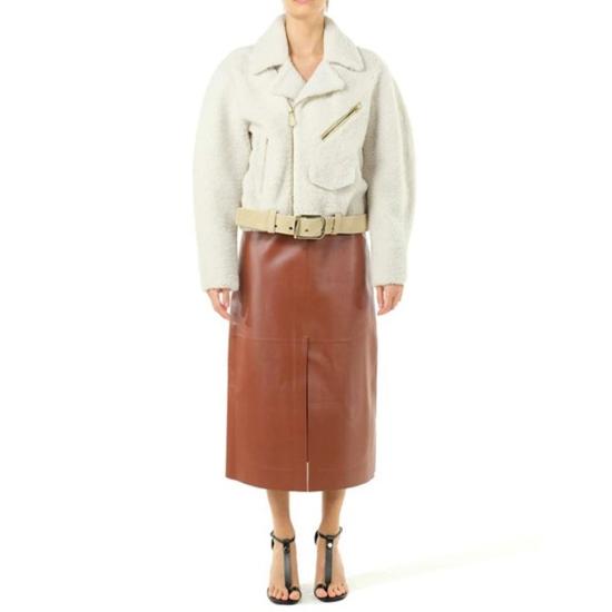  끌로에 바이커 자켓 CH 9130086596820 BEIGE - CHLOE