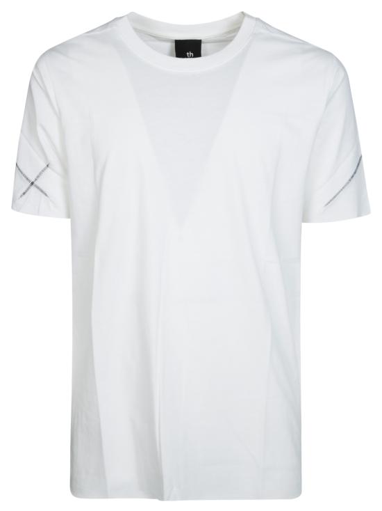 26FW 톰크롬 반팔 티셔츠 MTS97701 41 BIANCO