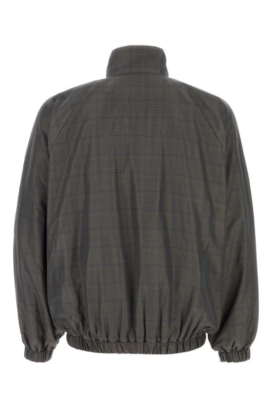 25FW 발렌시아가 체크 집업 자켓 843937TSO40 1460 GRAY