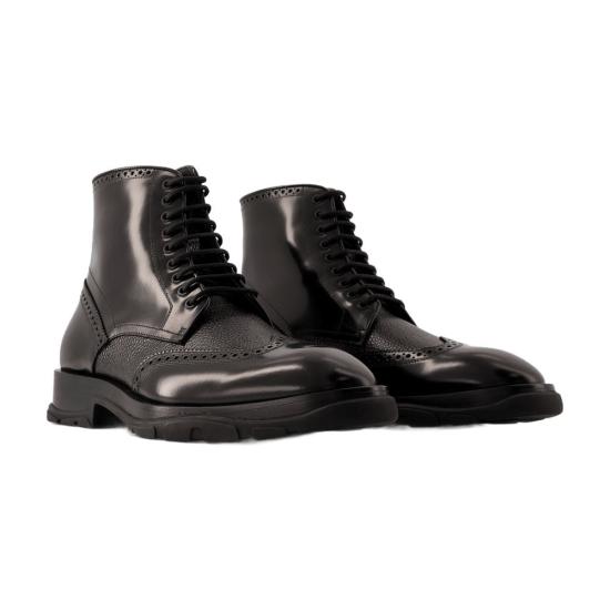  알렉산더 맥퀸 부츠 CONFIG AMQS20017420 BLACK - ALEXANDER MCQUEEN
