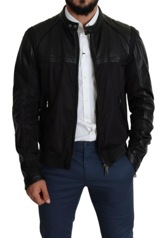  돌체앤가바나 가죽 자켓 JKT2759 BLACK - DOLCE & GABBANA