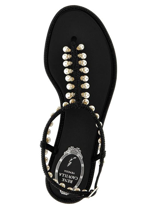  르네 카오빌라 샌들 RE304696BM BLACK - RENE CAOVILLA