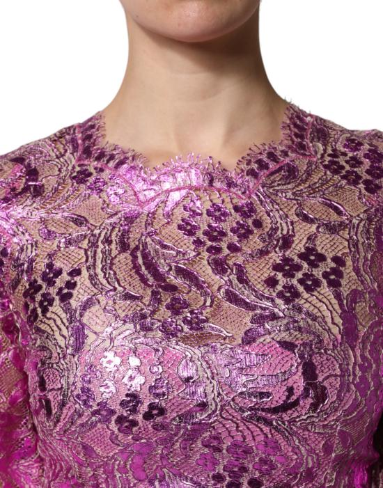  돌체앤가바나 숏 원피스 DR81642 PURPLE - DOLCE & GABBANA