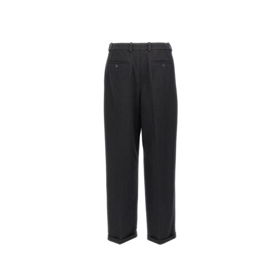  생로랑 스트레이트 팬츠 SA 9137711055060 BLACK - SAINT LAURENT