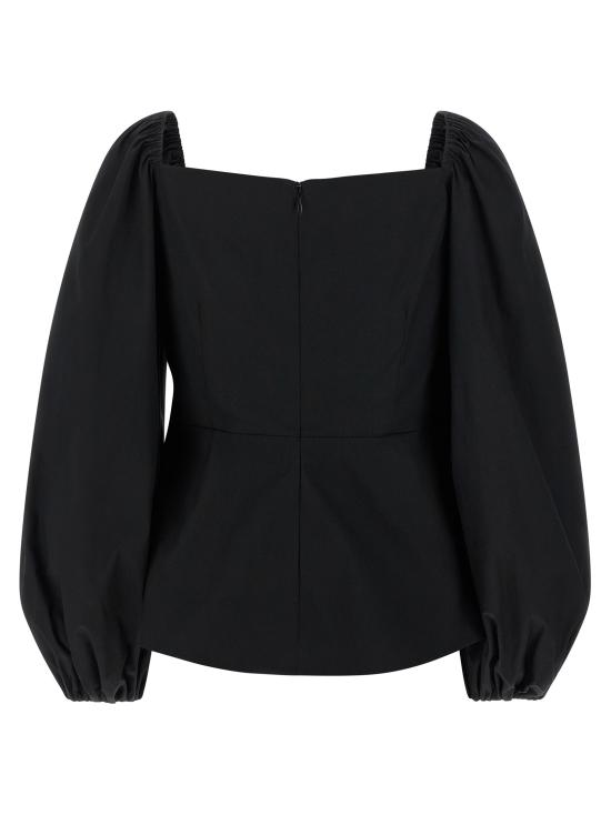 25FW 캐롤리나 헤레라 블라우스 CA319221BM BLACK - CAROLINA HERRERA