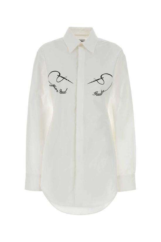 26SS 장 폴 고티에 셔츠 2601WST050C071 0100 WHITE