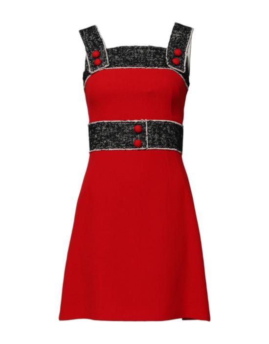  돌체앤가바나 미디 원피스 DR281294 RED