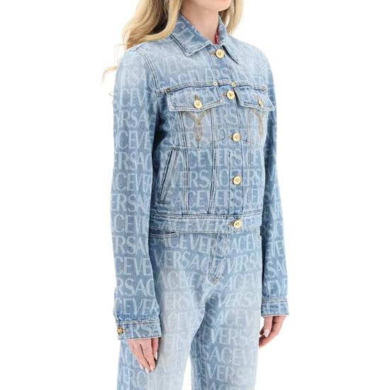  베르사체 데님 자켓 VE 9023675236564 BLUE - VERSACE