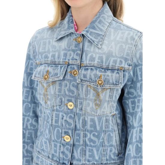  베르사체 데님 자켓 VE 9023675236564 BLUE - VERSACE