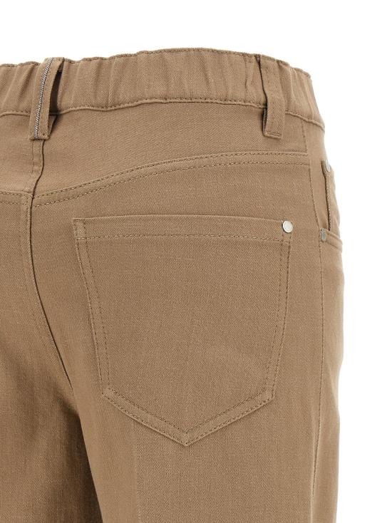 26FW 브루넬로 쿠치넬리 데님 팬츠 BR335444BM BEIGE - BRUNELLO CUCINELLI