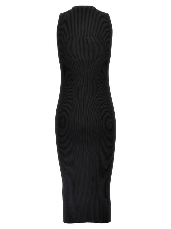  알렉산더 맥퀸 미디 원피스 MC296151BM BLACK - ALEXANDER MCQUEEN