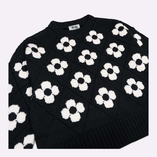  지지 니트웨어 스웨터 플라워 파워 - GIGI KNITWEAR