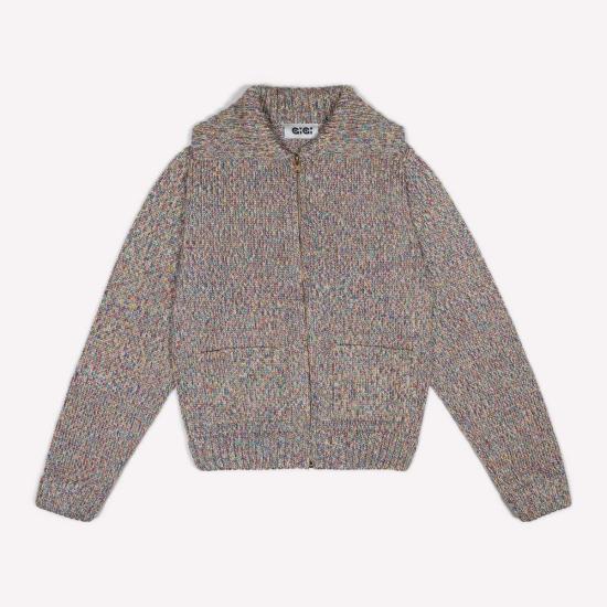  지지 니트웨어 가디건 Gigi Knitwear Goldie Zip Cardigan