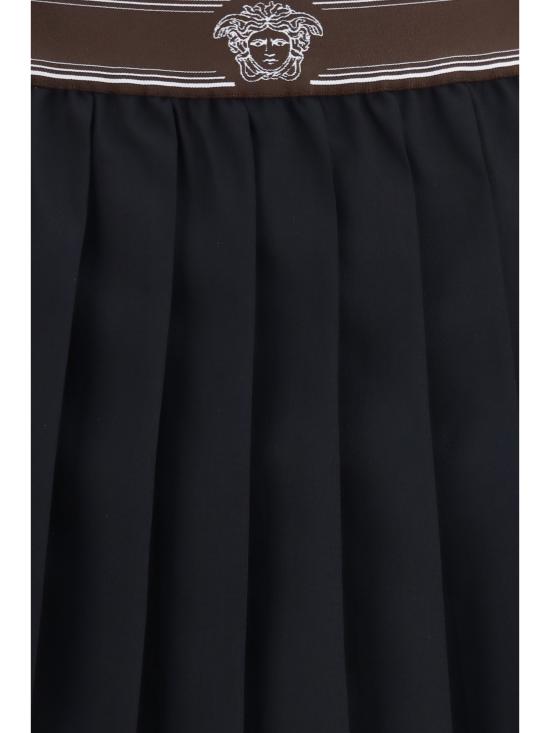 26FW 베르사체 숏 스커트 10258811A17669 1B000 BLACK - VERSACE