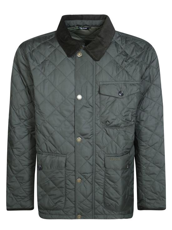 26FW 바버 혼비 퀼팅 재킷 MQU1808 GN71 VERDE