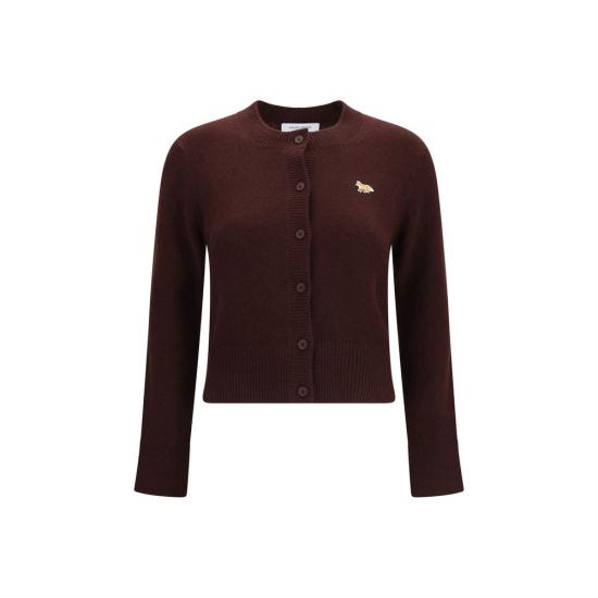 26FW 메종키츠네 가디건 MAPW00506KT10060553BB BROWN