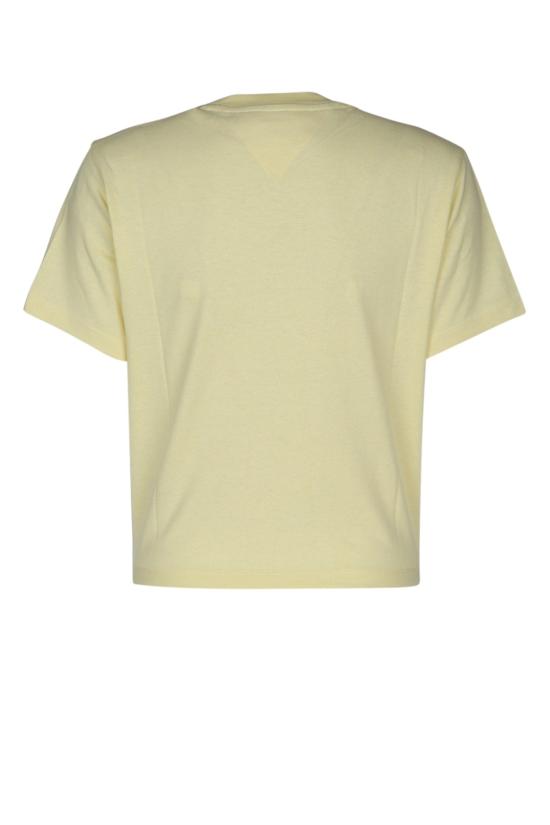  타미힐피거 반팔 티셔츠 DW0DW17391 ZHO YELLOW - TOMMY HILFIGER