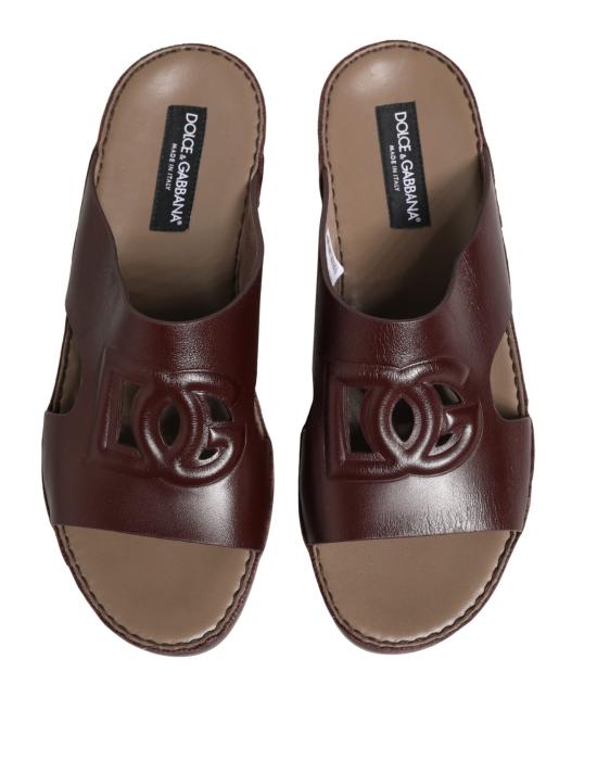  돌체앤가바나 샌들 LA13361 MAROON - DOLCE & GABBANA