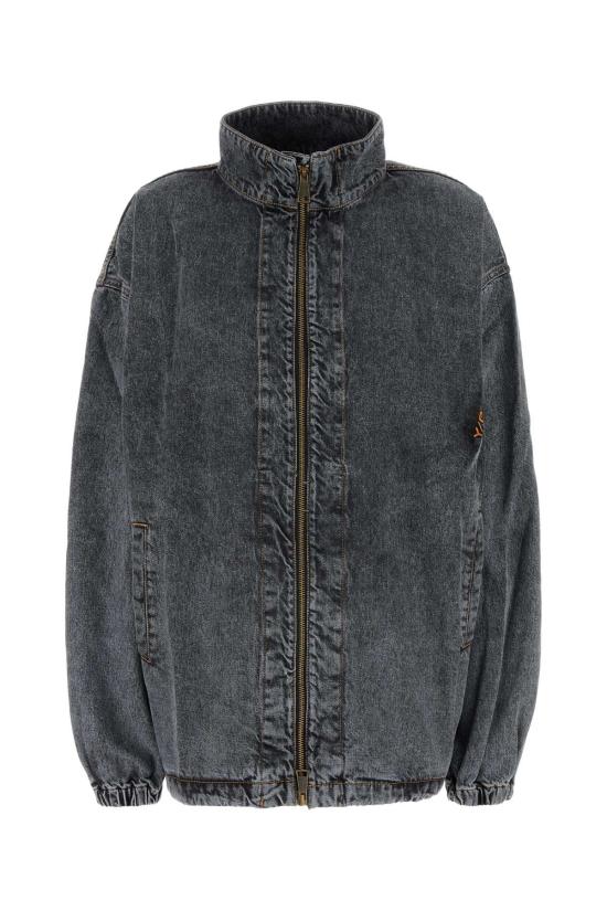  와이프로젝트 데님 자켓 207JA002D51 EVERGREENVINBLA BLACK