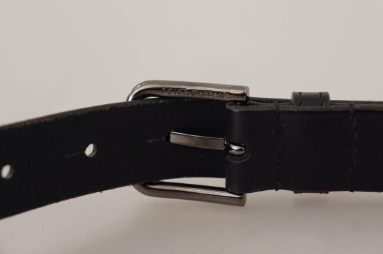  돌체앤가바나 가죽 벨트 BEL8575 BLACK - DOLCE & GABBANA