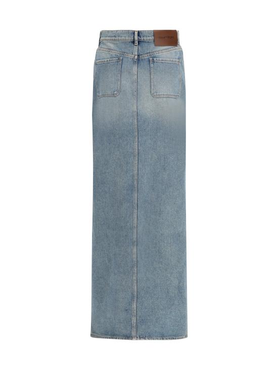26SS 쿠레쥬 데님 스커트 126DJU346DE0058 7055 BLUE - COURREGES