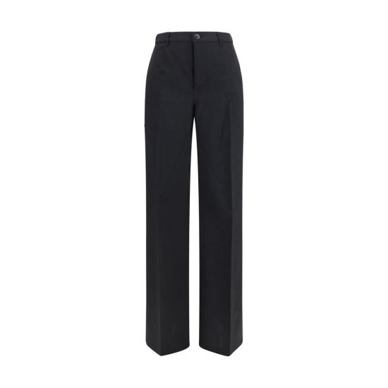 26FW 릭 오웬스 스트레이트 팬츠 RIRP02F5317ZL09BB BLACK