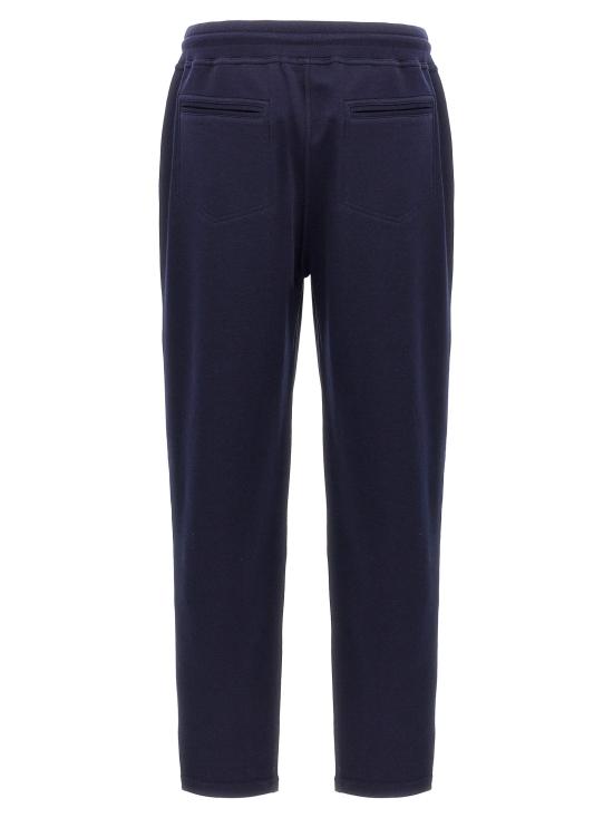 26SS 브루넬로 쿠치넬리 트레이닝/조거 팬츠 BR299279BM NAVY - BRUNELLO CUCINELLI