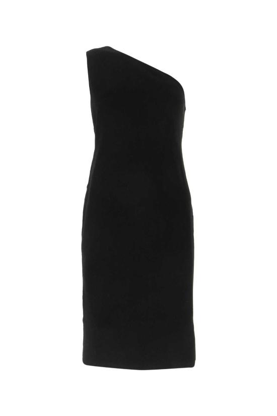  보테가베네타 미디 원피스 620458VKSK0 1000 BLACK
