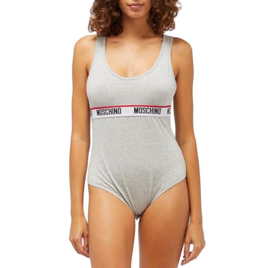  모스키노 바디수트 티셔츠 MOZUA60039003BX GRAY