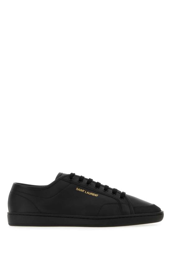 26SS 생로랑 GYM 짐 스무스 레더 스니커즈 82008700N00 1000 BLACK