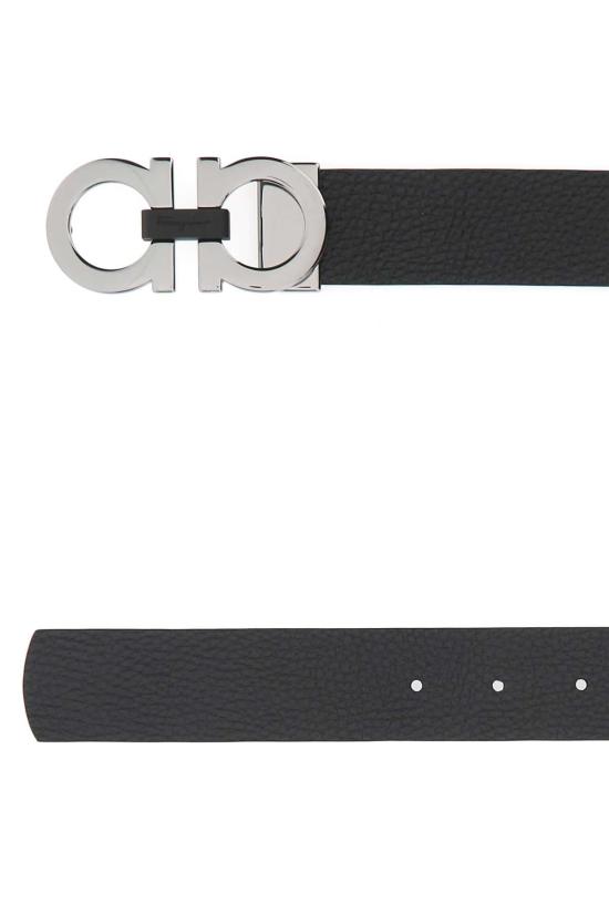  살바토레 페라가모 가죽 벨트 678783476361 NEROHICKORY BLACK - SALVATORE FERRAGAMO