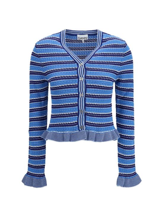 26FW 가니 가디건 A1160003 591 BLUE