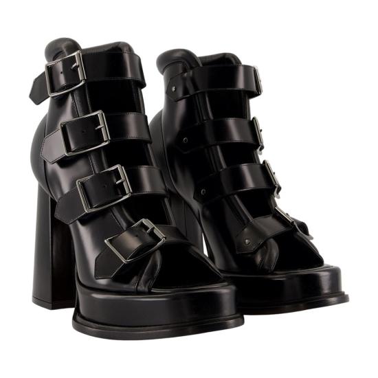  알렉산더 맥퀸 부츠 CONFIG AMQS23304 BLACK - ALEXANDER MCQUEEN
