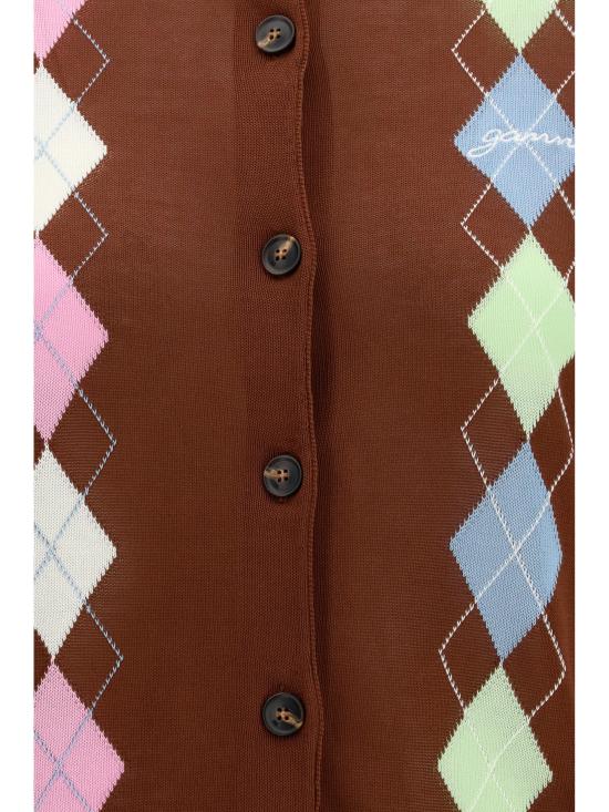 26FW 가니 가디건 A1160009 05H BROWN - GANNI