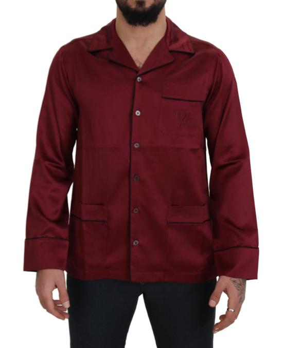 돌체앤가바나 긴팔 셔츠 TSH83053 BURGUNDY