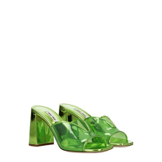  미우미우 힐/펌프스 MI8547321348361BT GREEN - MIU MIU