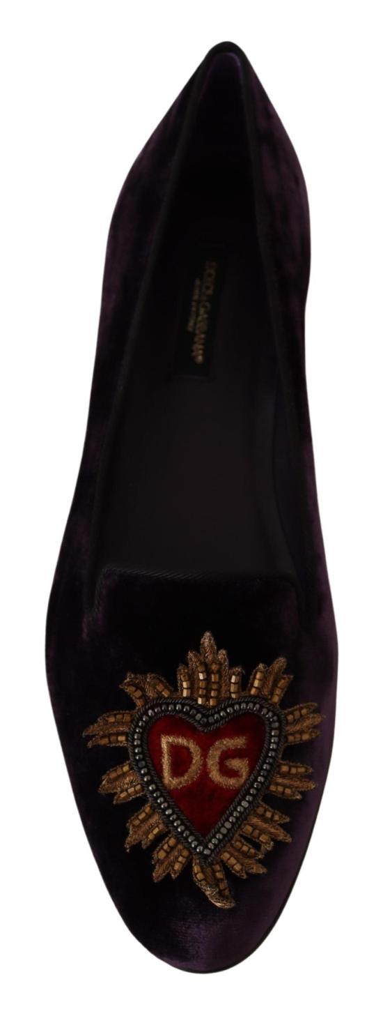  돌체앤가바나 플랫 슈즈 LA9034 PURPLE - DOLCE & GABBANA