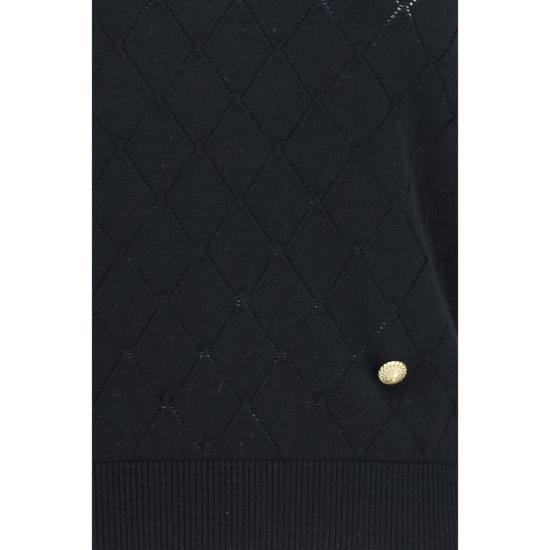 26FW 발망 민소매 티셔츠 BAHF1AE089KJ990PABB BLACK - BALMAIN