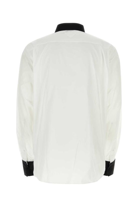  프라다 긴팔 셔츠 UCN527SOOO10IV F0964 WHITE - PRADA