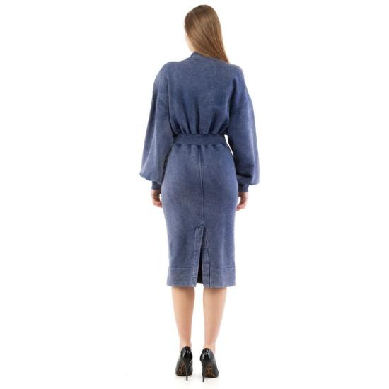  모스키노 데님 원피스 MO232K1A04228256BX NAVY - MOSCHINO