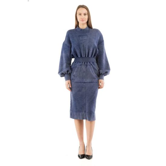  모스키노 데님 원피스 MO232K1A04228256BX NAVY
