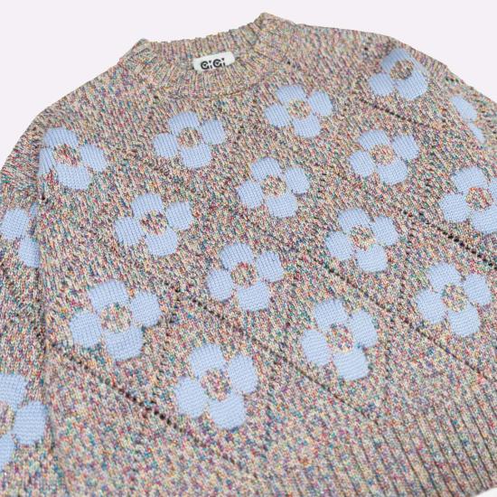  지지 니트웨어 스웨터 플라워 파워 - GIGI KNITWEAR