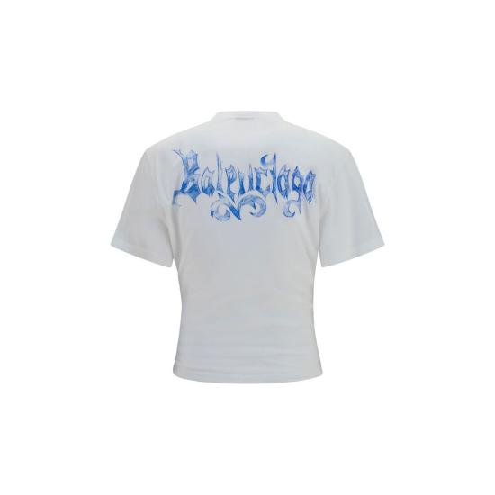 26FW 발렌시아가 반팔 티셔츠 BAA0016UTUVQ49000BB WHITE - BALENCIAGA