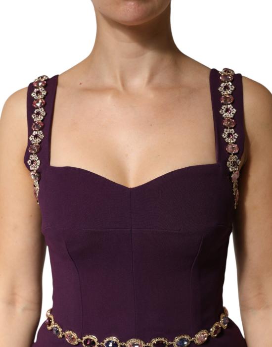  돌체앤가바나 롱 원피스 DR81970 PURPLE - DOLCE & GABBANA
