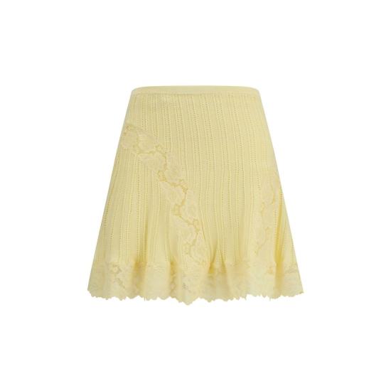 26SS 셀프 포트레이트 숏 스커트 SESS26049SKYYELLOWBB