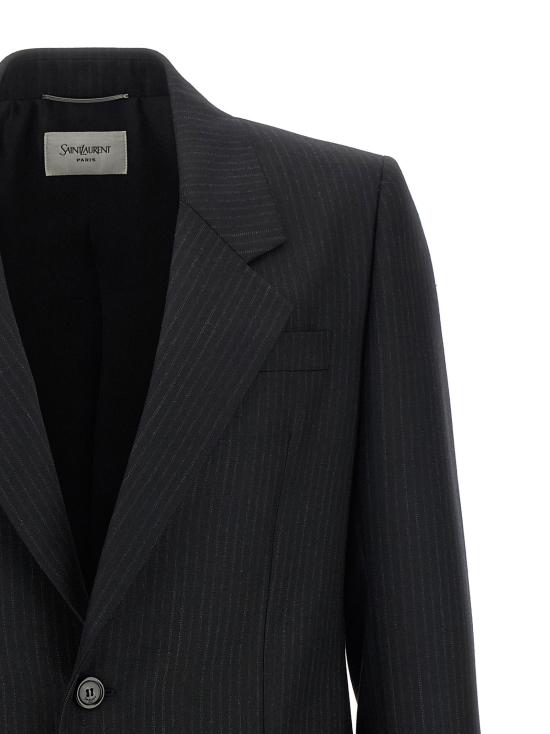 26SS 생로랑 수트 자켓 SA335723BM BLACK - SAINT LAURENT