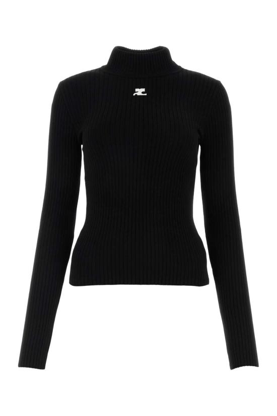  쿠레쥬 터틀넥 PERMPU022FI0001 9999 BLACK