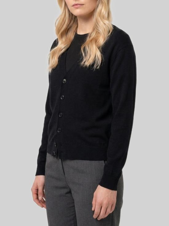 26FW 르메르 릴렉스 트위스트 가디건 PO0052 BLACK - LEMAIRE