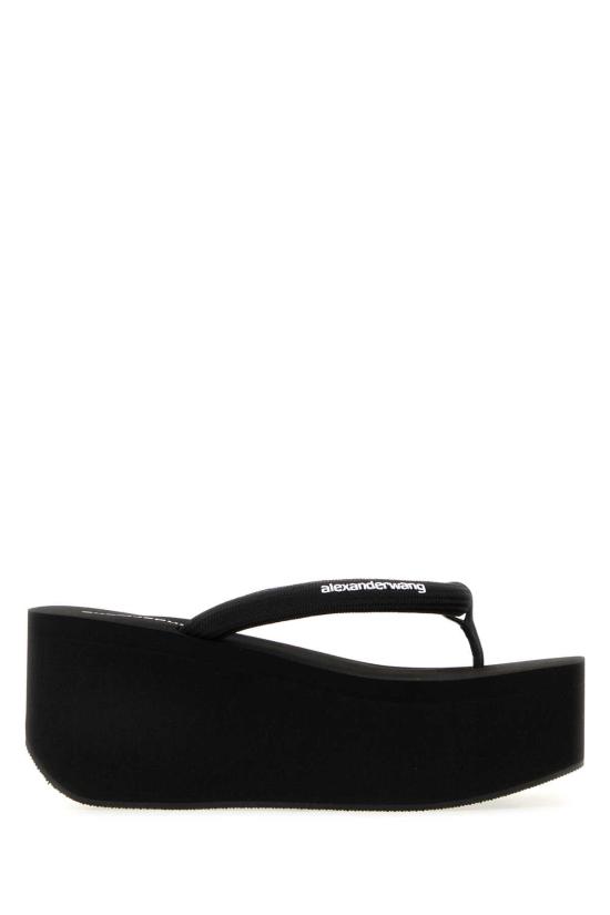 26FW 알렉산더 왕 뮬/슬리퍼 30326S024 001 BLACK