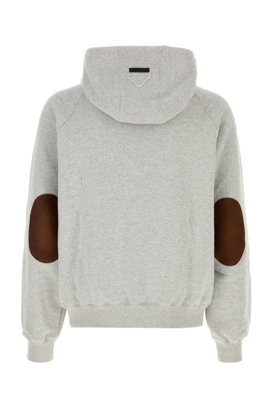 26FW 프라다 후드 티셔츠 UJL58DSOOO6434 F0684 GRAY - PRADA